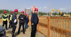 【市城市燃熱集團(tuán)富泰熱力】公司領(lǐng)導(dǎo)深入長輸工地檢查施工安全慰問一線員工